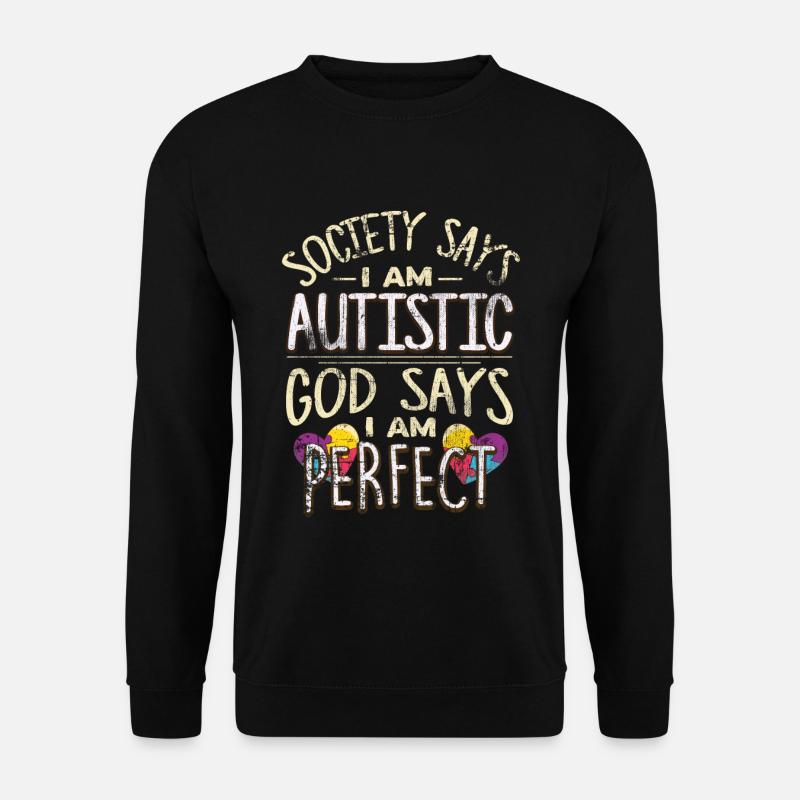 autistic - Unisex Sweatshirt - black