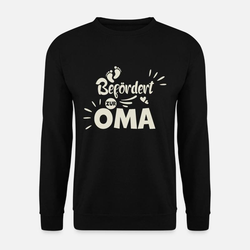 Befördert zur Oma - Unisex Pullover - Schwarz