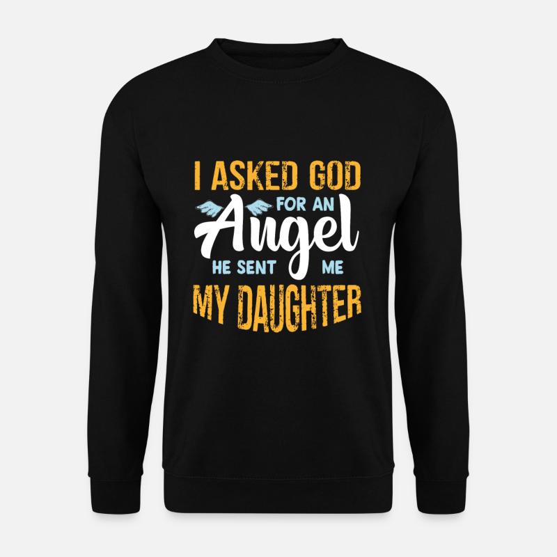 Vater und Tochter - Unisex Pullover - Schwarz