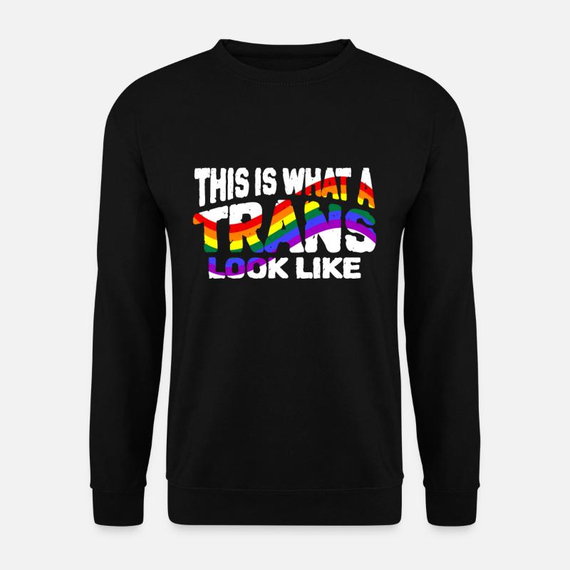 Transgender - Unisex Pullover - Schwarz