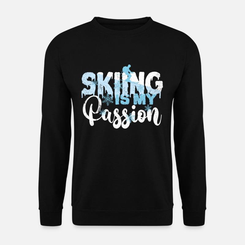ski - Unisex Sweatshirt - black