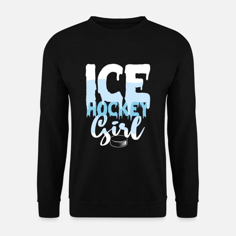 Eishockey Mädchen - Unisex Pullover - Schwarz