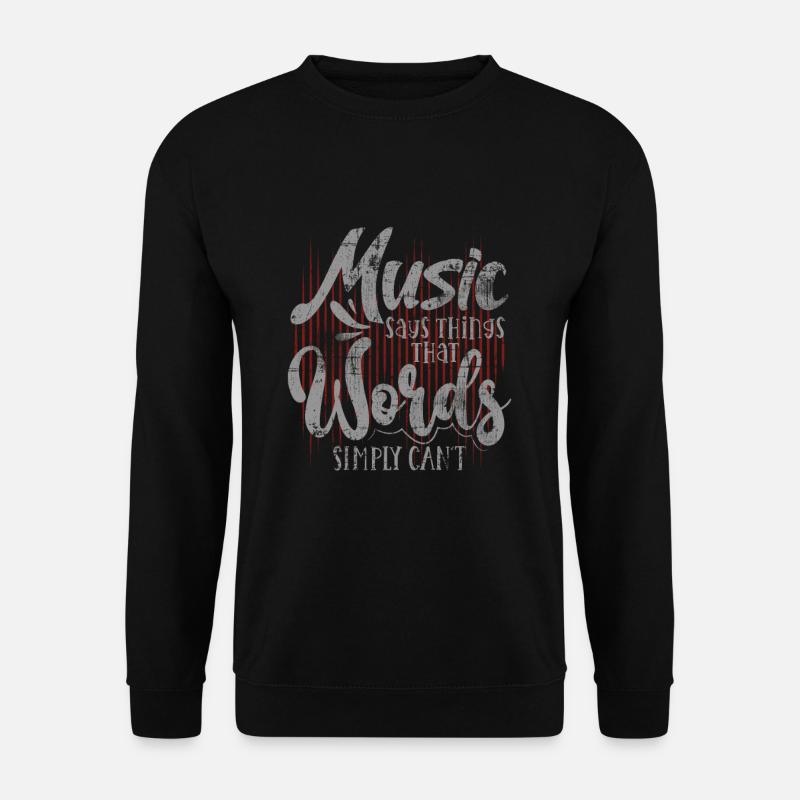 Musik - Unisex Pullover - Schwarz