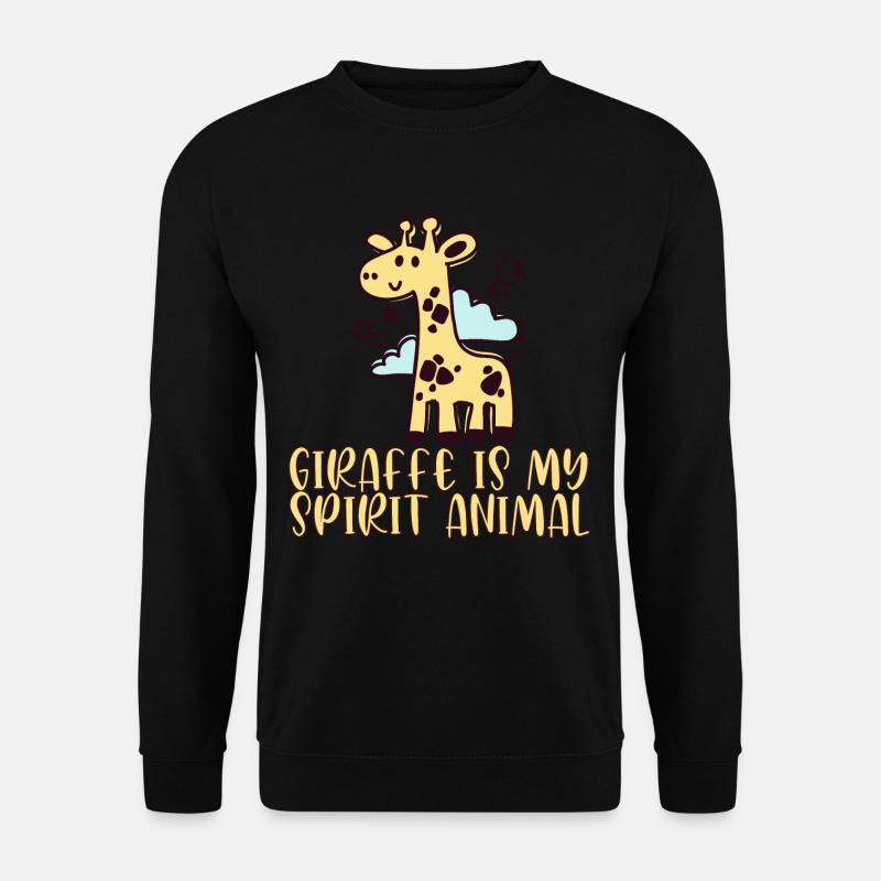 Giraffe - Unisex Pullover - Schwarz