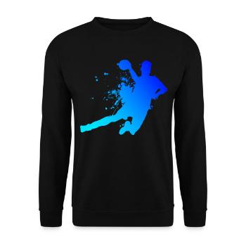 Joueuses de Handball Femmes Handball Handball - Sweat-shirt Unisexe - noir - Devant - Alina (178cm) & Michal (187cm)