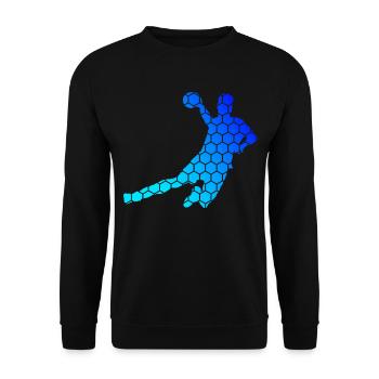 Joueurs de handball Handball Handball Handball Hommes - Sweat-shirt Unisexe - noir - Devant - Alina (178cm) & Michal (187cm)