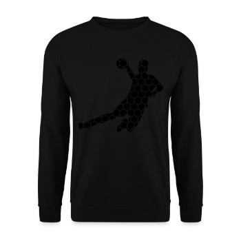 Joueurs de handball masculins Handball féminin Handball Sp - Sweat-shirt Unisexe - noir - Devant - Alina (178cm) & Michal (187cm)