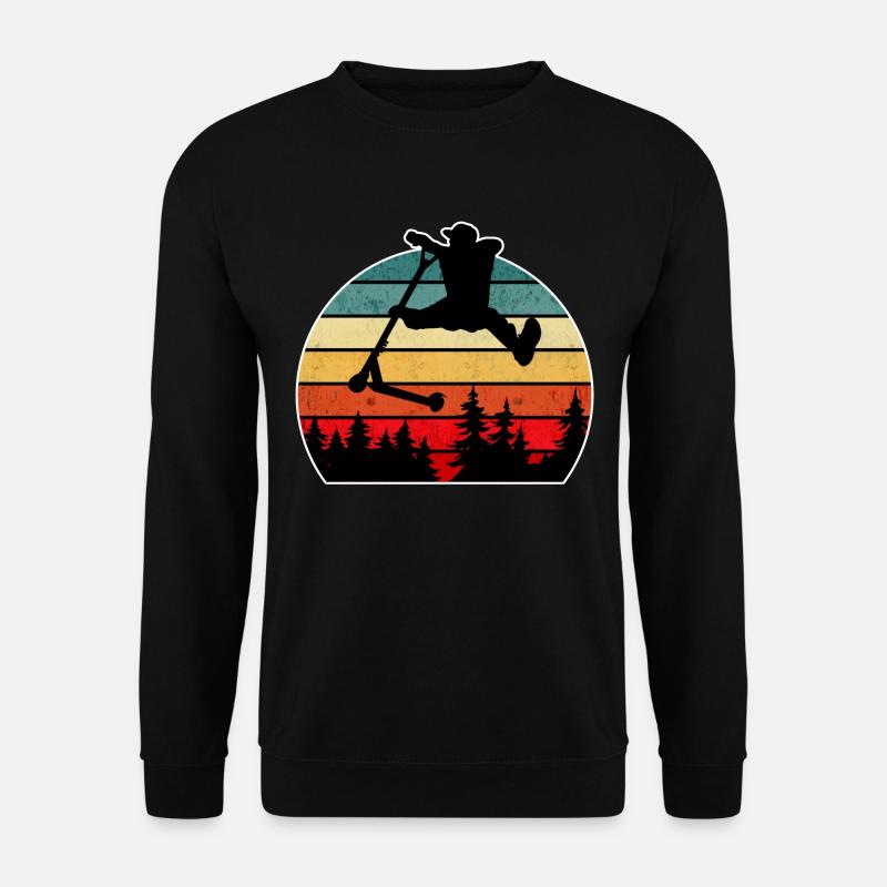 Escooter Scooter Stunt - Unisex Sweatshirt - black