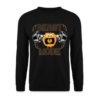 Mode Bête Monstre - Sweat-shirt Unisexe - noir - Devant - Alina (178cm) & Michal (187cm)