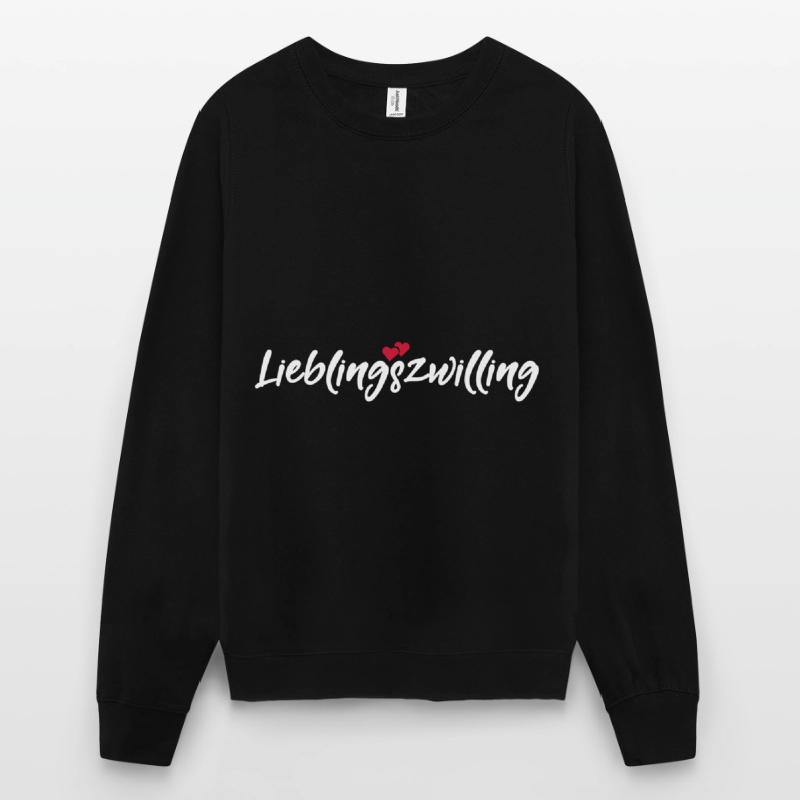 Lieblingszwilling bester Zwilling Sprüche Geschenk Unisex Pullover
