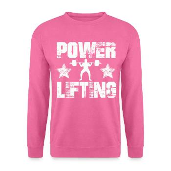 Power Lifting Kraftsport Gift Idea - Unisex Sweatshirt - pink - Front