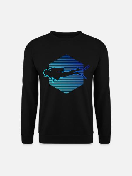 Tauchen Scuba Taucher Scuba Tauchen Damen - Unisex Pullover - Schwarz