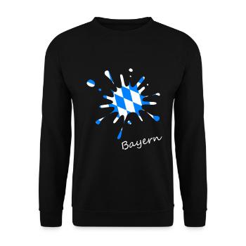Bayern Bavaria - Unisex Pullover - Schwarz - Vorne - Alina (178cm) & Michal (187cm)
