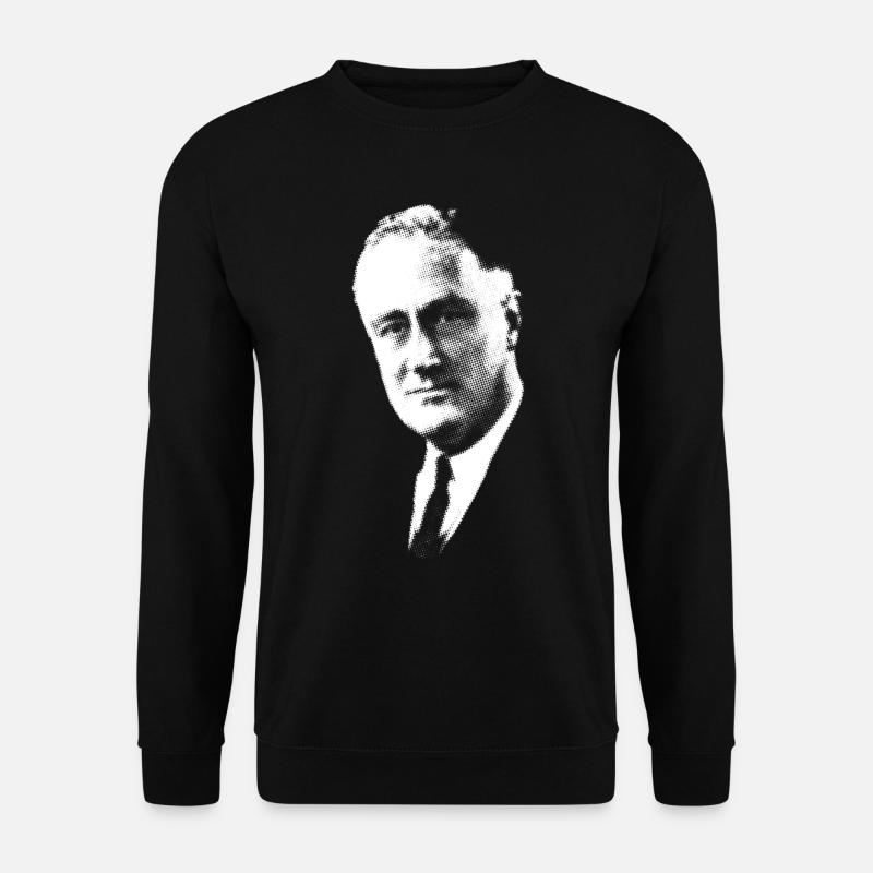 FRANKLIN ROOSEVELT - Unisex Sweatshirt - black