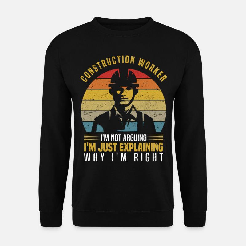 Dachdecker - Unisex Pullover - Schwarz