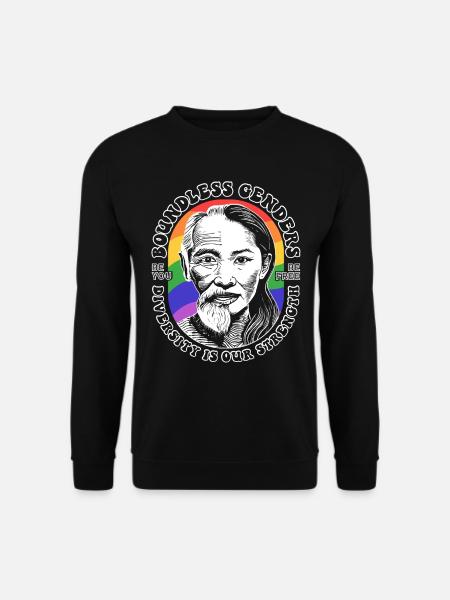 Grenzenlose Geschlechter: LGBTQIA+ Vielfalt Shirt - Unisex Pullover - Schwarz