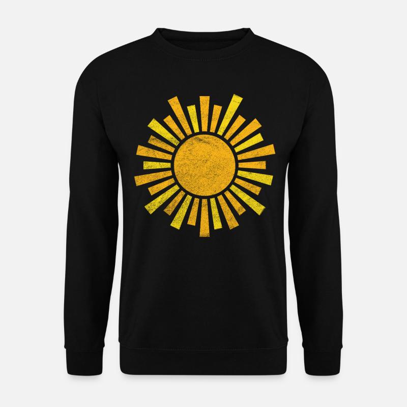 Sonne - Unisex Pullover - Schwarz