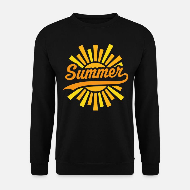Sommersonne - Unisex Pullover - Schwarz
