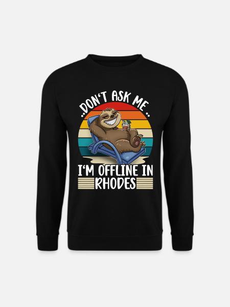Rhodes Greece Holidays - Unisex Sweatshirt - black