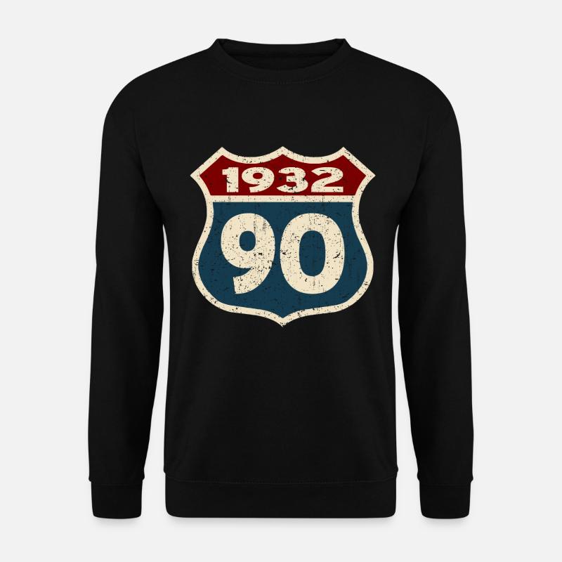 Anniversaire 1932 - 90 ans - Sweat-shirt Unisexe - noir