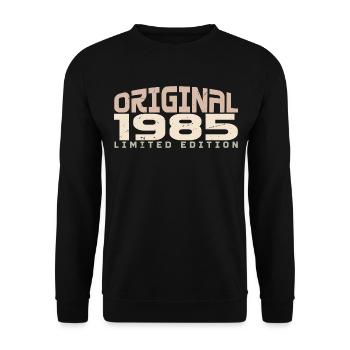 Millésime 1985 Édition limitée 1985 anniversaire - Sweat-shirt Unisexe - noir - Devant - Alina (178cm) & Michal (187cm)