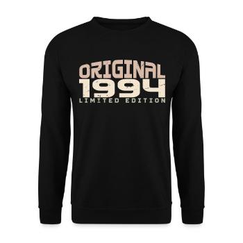 Millésime 1994 Édition Limitée 1994 Anniversaire - Sweat-shirt Unisexe - noir - Devant - Alina (178cm) & Michal (187cm)