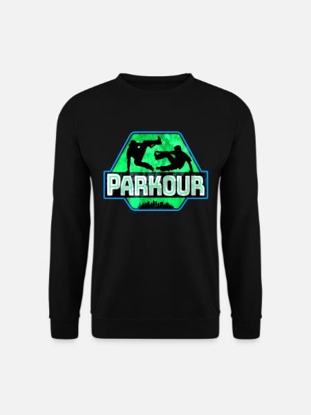 Parkour Freerunner Traceur Le Parcour parkourshirt - Unisex Pullover - Schwarz