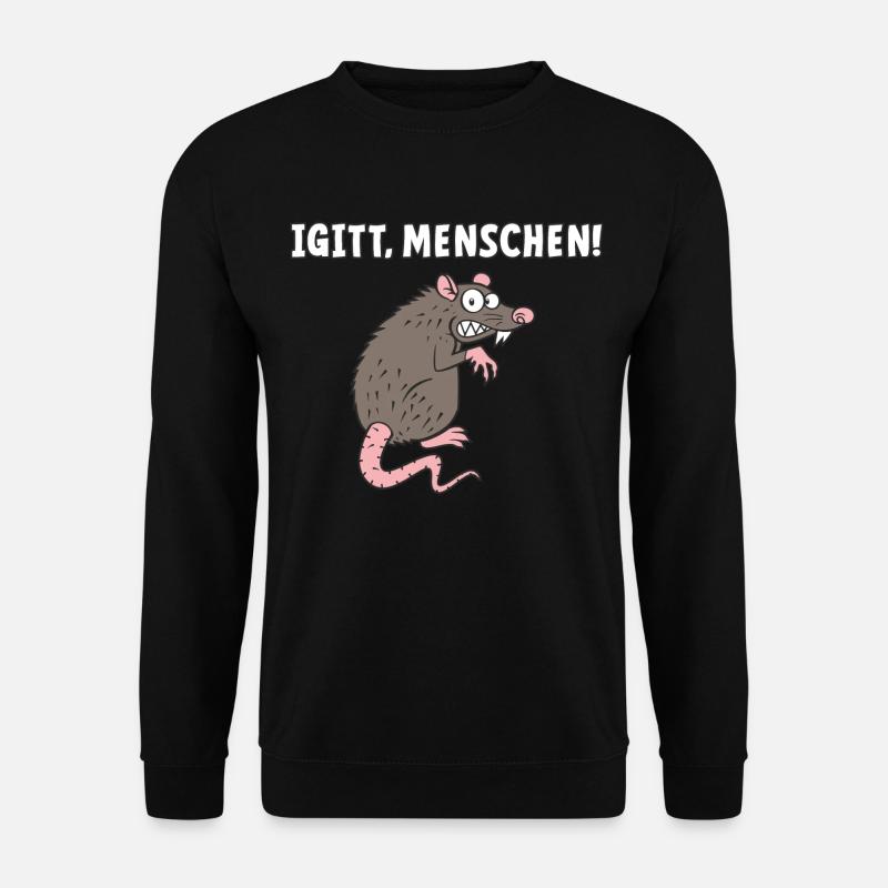 Igitt Menschen - Unisex Pullover - Schwarz