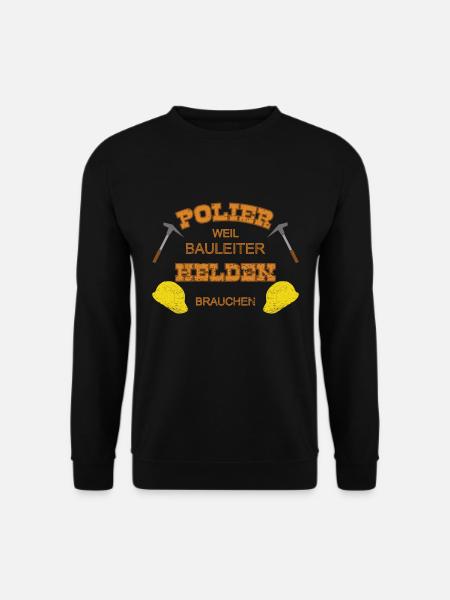 Polier Held - Unisex Pullover - Schwarz