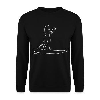 Stand up Paddle Board Standup Paddleboard - Sweat-shirt Unisexe - noir - Devant - Alina (178cm) & Michal (187cm)