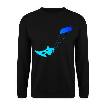 Femmes Kitesurfer Hommes Kitesurf Kite Kitesurf Kitesurf - Sweat-shirt Unisexe - noir - Devant - Alina (178cm) & Michal (187cm)