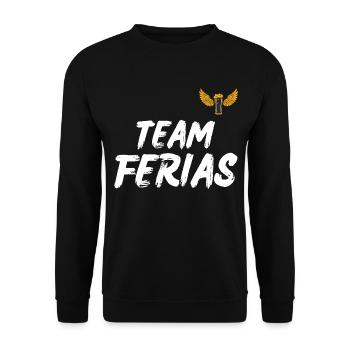 fete de bayonne team ferias - Sweat-shirt Unisexe - noir - Devant - Alina (178cm) & Michal (187cm)