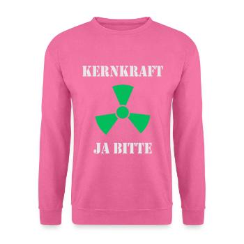 Kernkraft, Ja bitte - Unisex Pullover - Pink - Vorne