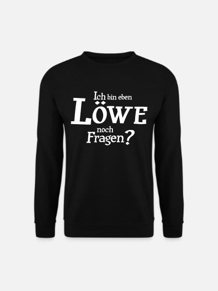 Sternzeichen Löwe - Unisex Pullover - Schwarz