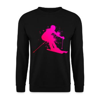 Sports d’hiver Ski Ski Homme Ski - Sweat-shirt Unisexe - noir - Devant - Alina (178cm) & Michal (187cm)