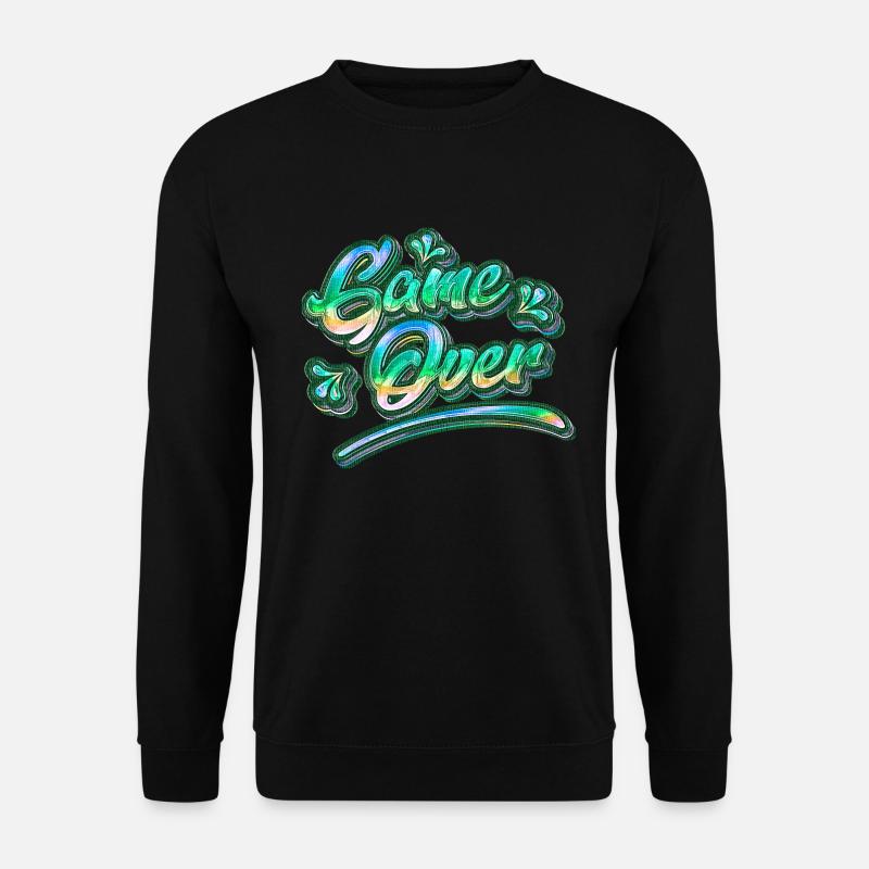 Game Over Graffiti - Unisex Pullover - Schwarz