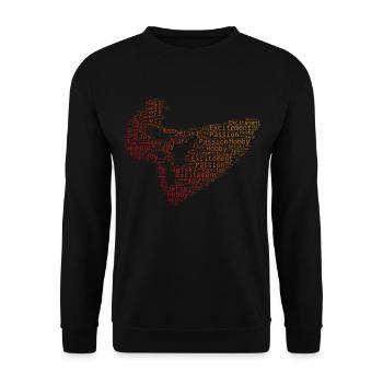 Women's Jetski Men's Jetskiing Jet Ski - Unisex Sweatshirt - black - Front - Alina (178cm) & Michal (187cm)