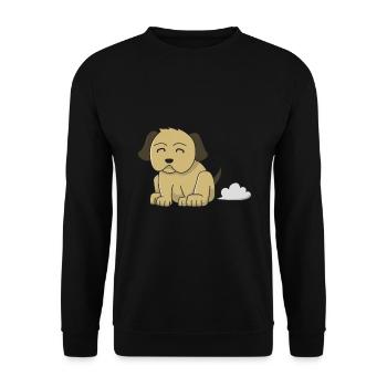 Dog Pups de cadeaux chien de compagnie maîtresse - Sweat-shirt Unisexe - noir - Devant - Alina (178cm) & Michal (187cm)
