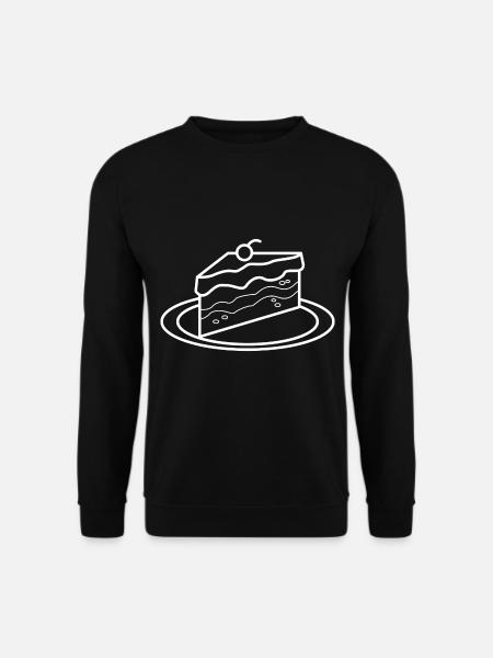 Kuchen Torte Bäcker Geschenk Konditor Süßes backen - Unisex Pullover - Schwarz