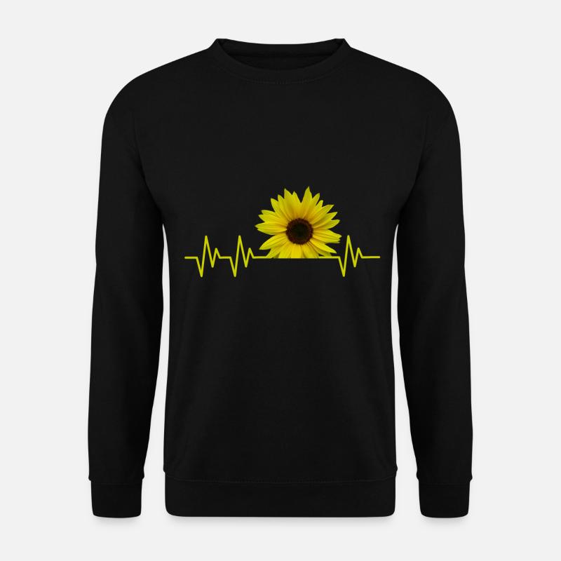 sunflowerbeat - zauberhafte Sonnenblume - Unisex Pullover - Schwarz