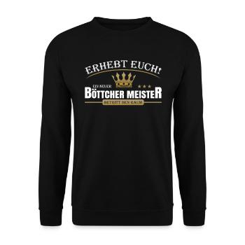 Böttcher Meister - Unisex Pullover - Schwarz - Vorne - Alina (178cm) & Michal (187cm)