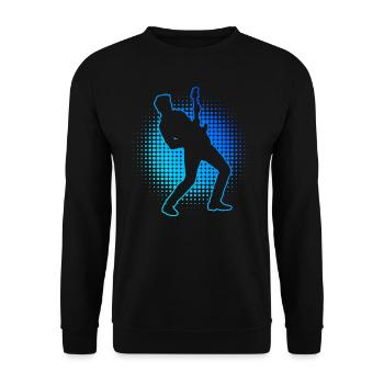 E-gitarre classical guitar Damen electronic guitar - Unisex Pullover - Schwarz - Vorne - Alina (178cm) & Michal (187cm)