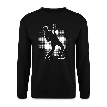Guitare acoustique Guitare classique Interface graphique électronique - Sweat-shirt Unisexe - noir - Devant - Alina (178cm) & Michal (187cm)
