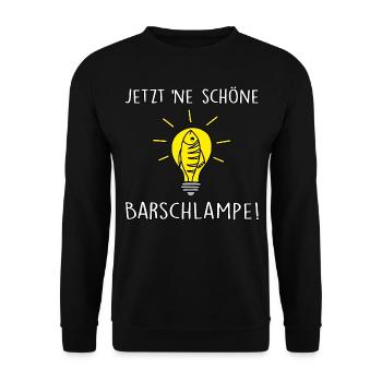 Barschlampe - Unisex Pullover - Schwarz - Vorne - Alina (178cm) & Michal (187cm)