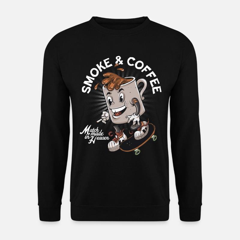 Cigarettes and coffee - Unisex Sweatshirt - black