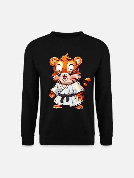 Judo Tiger - Unisex Pullover - Schwarz