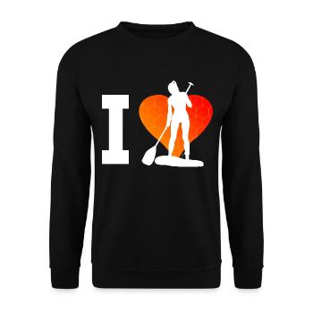 Stand up Paddle Board Standup Paddleboard - Sweat-shirt Unisexe - noir - Devant - Alina (178cm) & Michal (187cm)