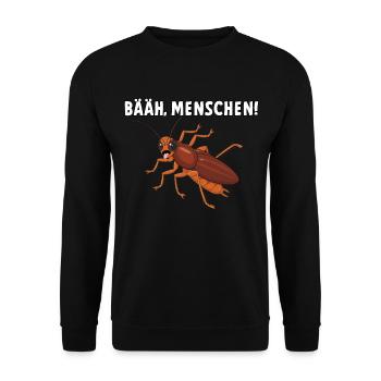 Bääh Menschen - Unisex Pullover - Schwarz - Vorne - Alina (178cm) & Michal (187cm)