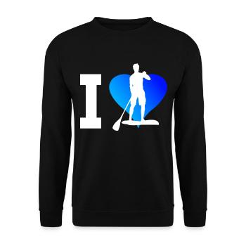 Stand up Paddling Board Standup Paddling Damen - Unisex Pullover - Schwarz - Vorne - Alina (178cm) & Michal (187cm)