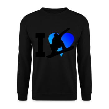 Sports d'hiver pour femmes Snowboard pour hommes Snowboard - Sweat-shirt Unisexe - noir - Devant - Alina (178cm) & Michal (187cm)